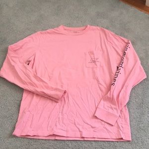 Pink Vineyard vines long sleeve